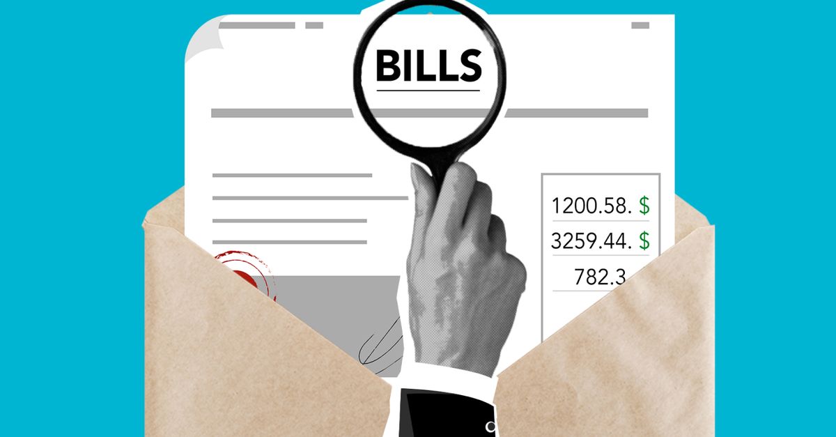 Illustration of roommates reviewing a shared expense summary on a tablet
